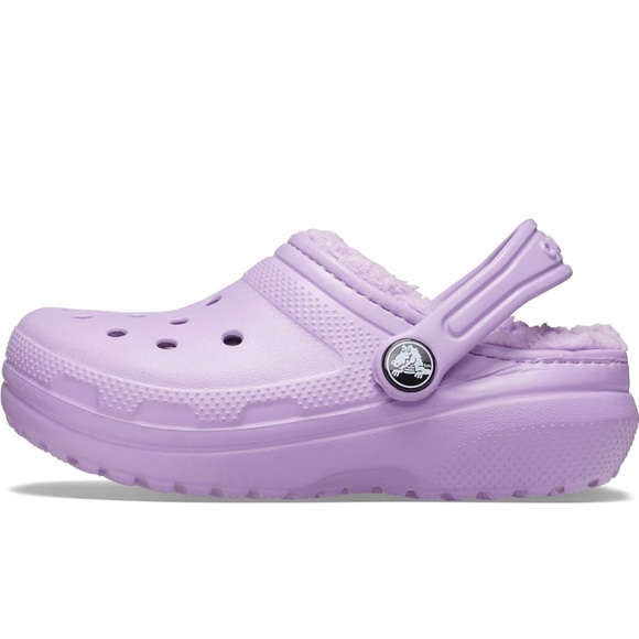 Crocs Fuzzy Lined Slippers little kids and big kids - Picture 1 of 8